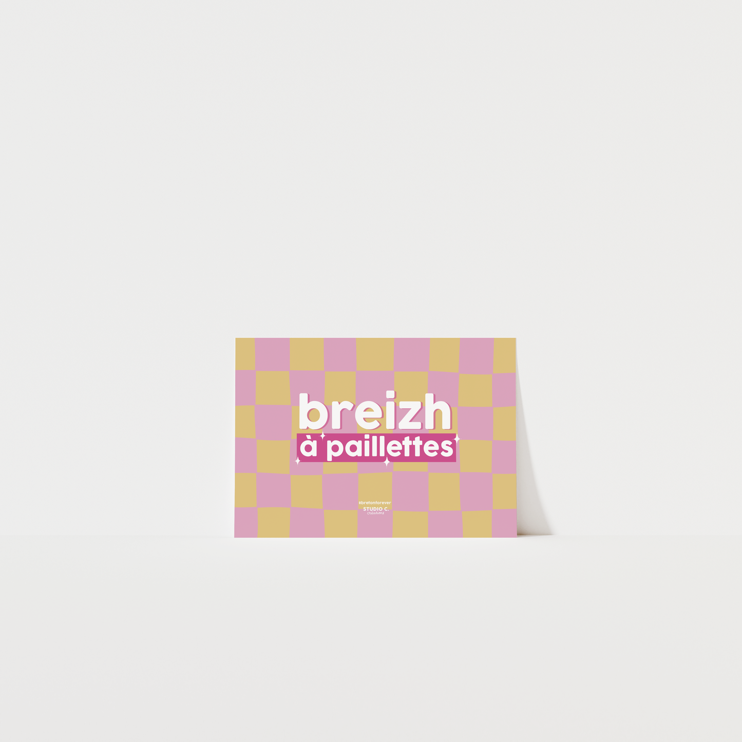 Breizh à paillettes - Carte postale