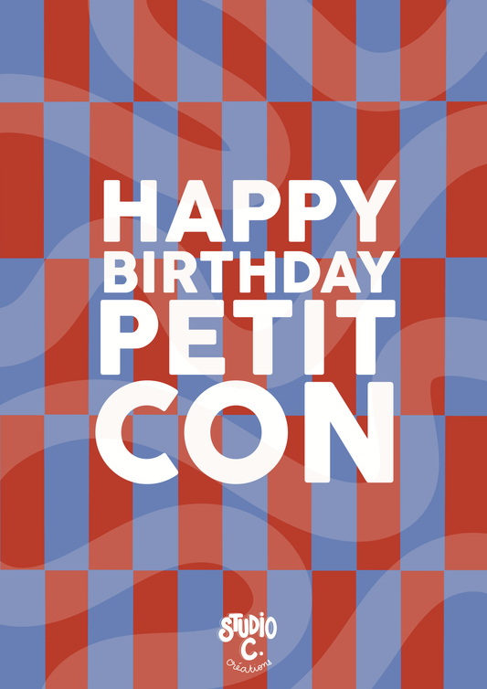 Happy Birthday Petit Con - Carte postale