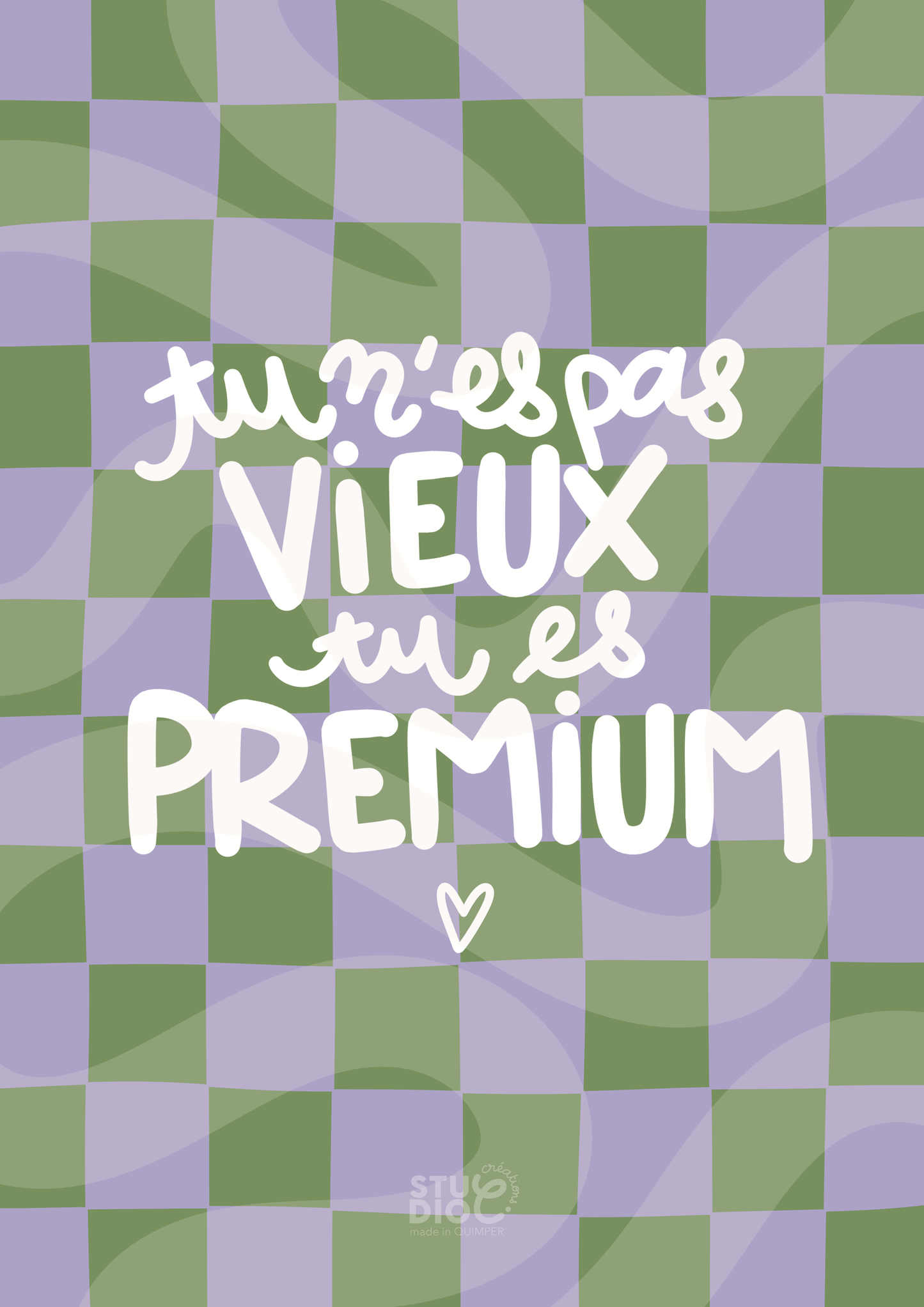 Tu n'es pas vieux, tu es PREMIUM - Carte postale