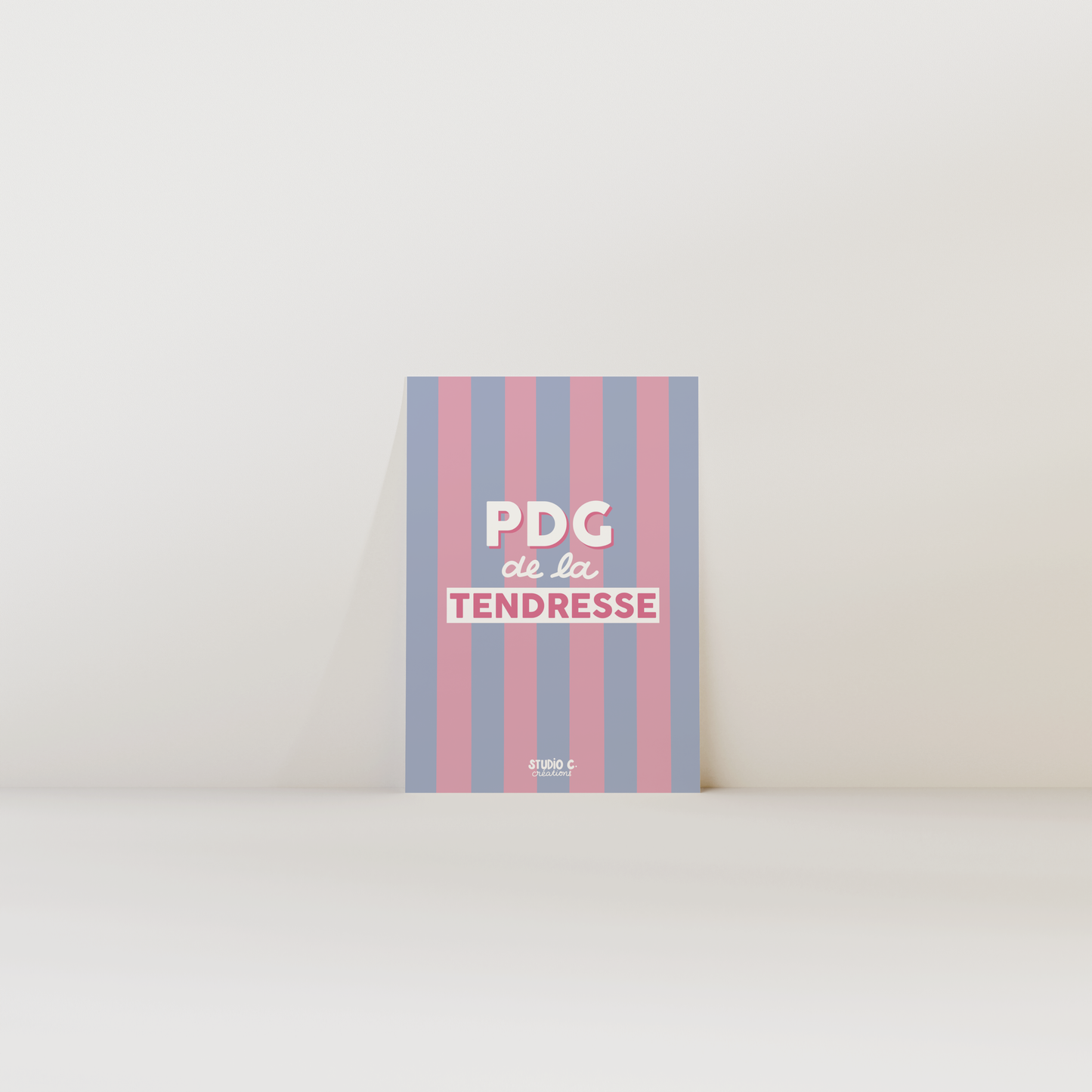 PDG de la tendresse - carte postale