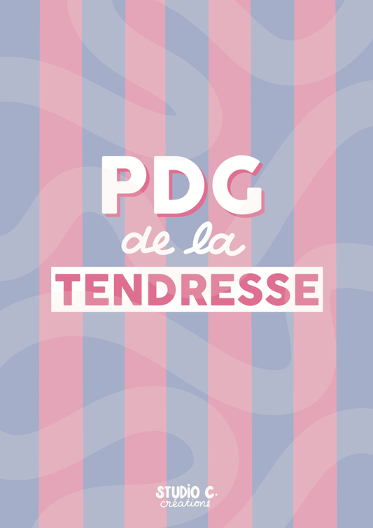 PDG de la tendresse - carte postale