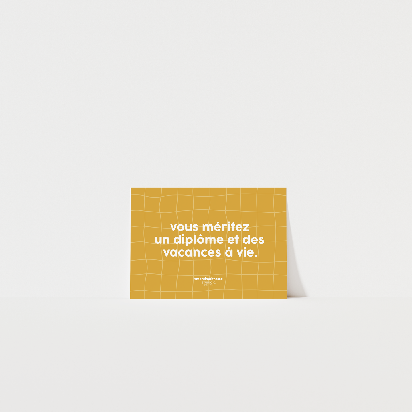Vous méritez un diplôme... - Carte postale