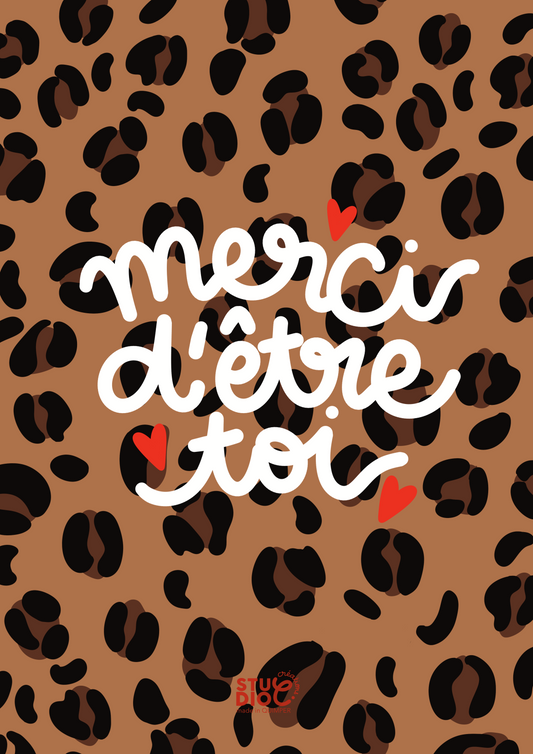 Merci d'être toi - Carte postale