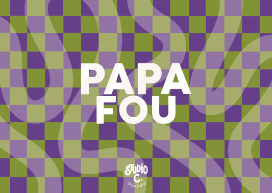 PAPA FOU - Carte postale