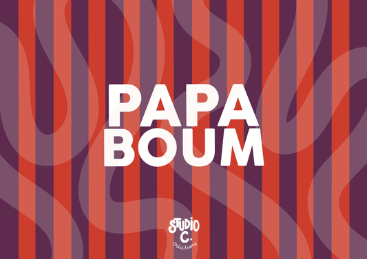 PAPA BOUM - Carte postale