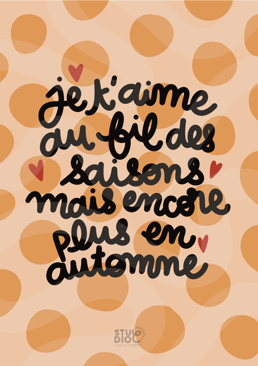 Je t'aime au fil des saisons...