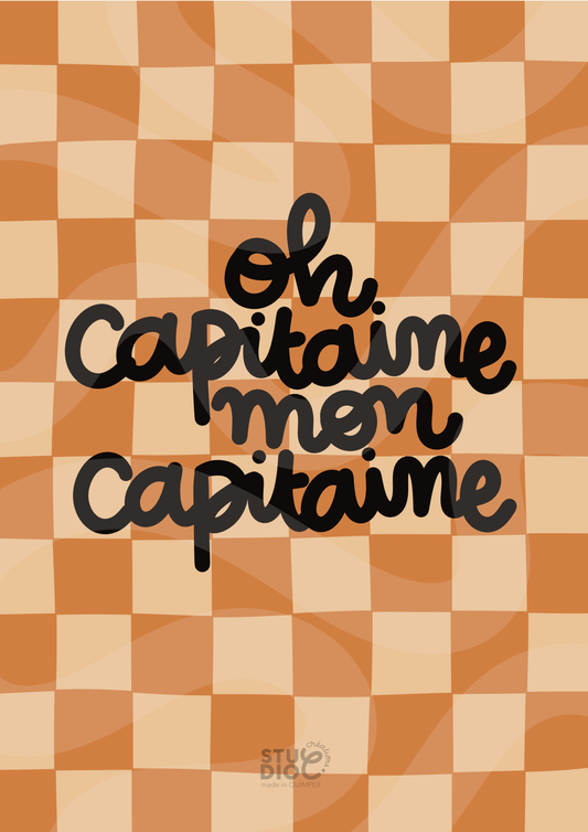 Oh capitaine, mon capitaine - Carte postale