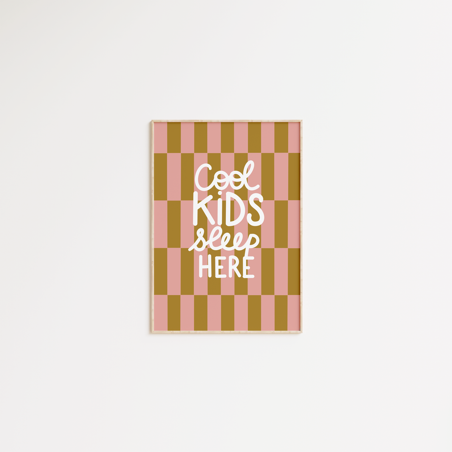 Cool kids (rose & jaune moutarde)