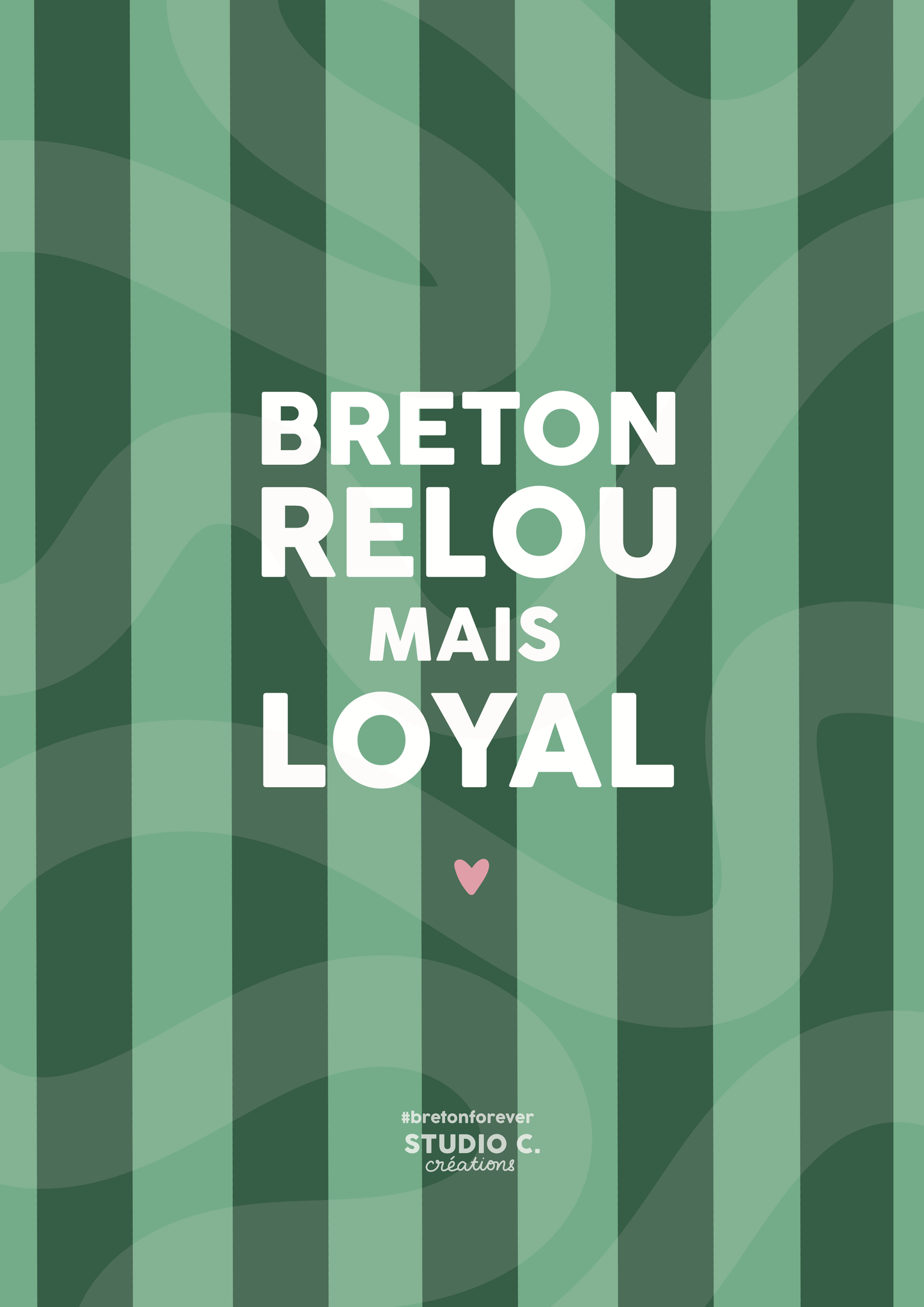 Breton relou mais loyal - Carte postale
