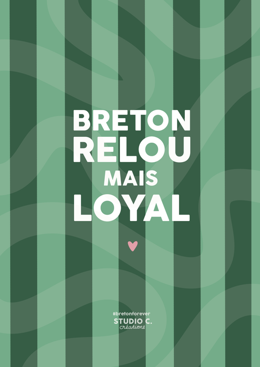 Breton relou mais loyal - Carte postale