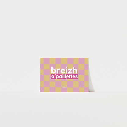Breizh à paillettes - Carte postale