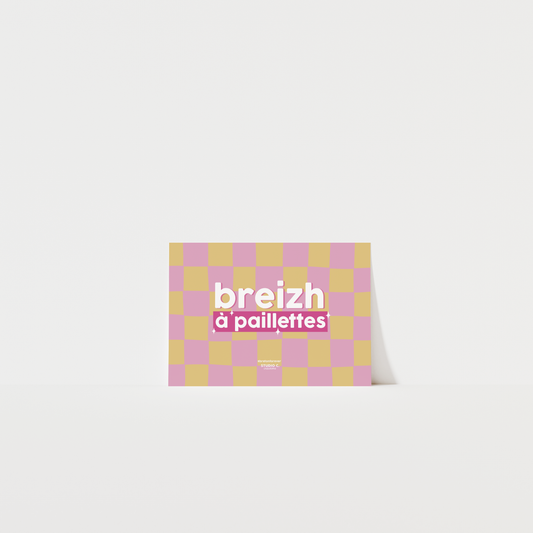 Breizh à paillettes - Carte postale