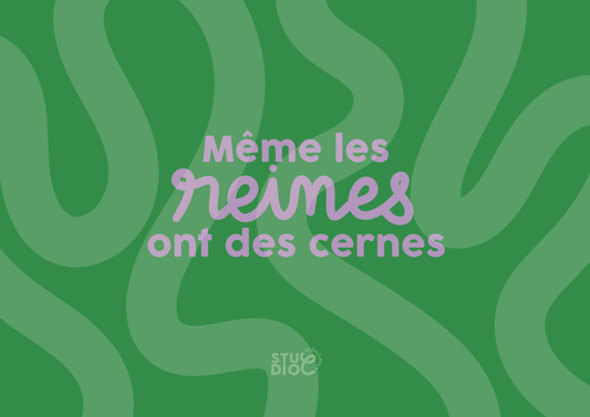 Même les reines ont des cernes