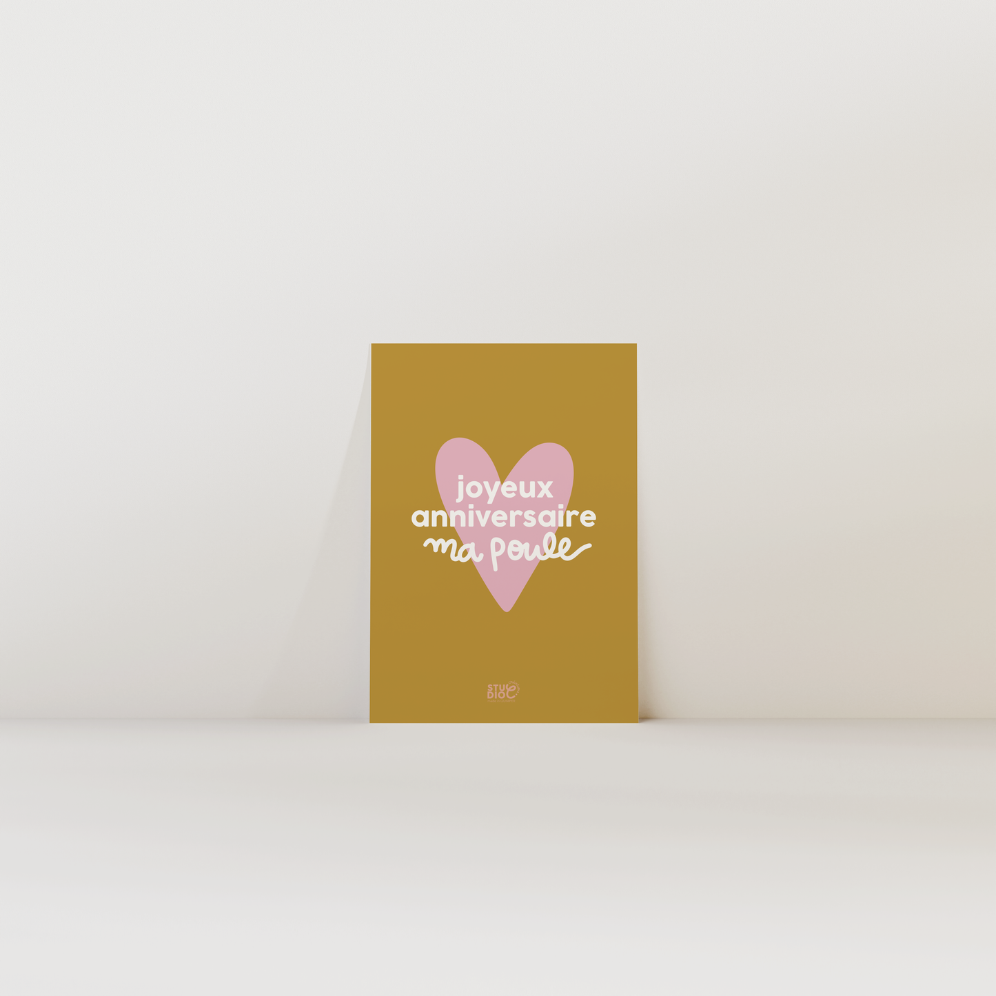 Joyeux anniversaire ma poule - Carte postale