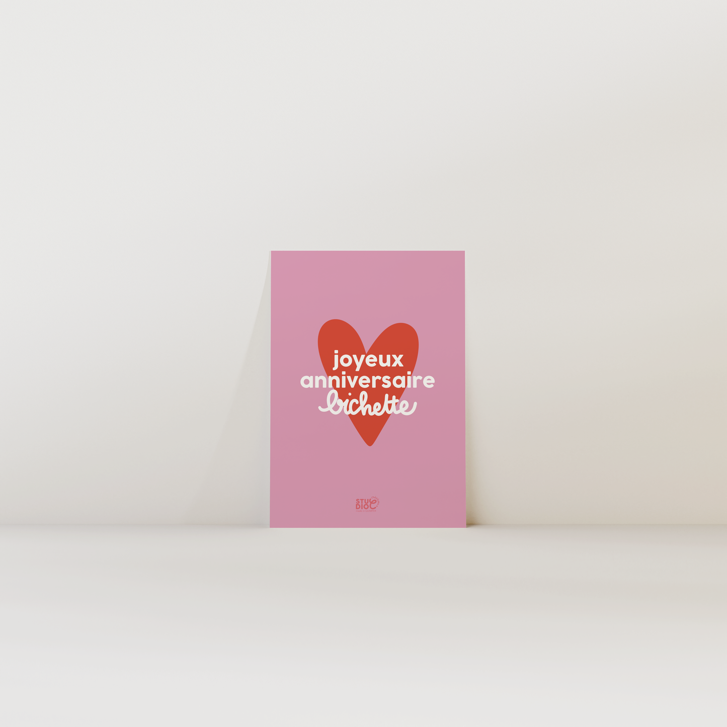 Joyeux anniversaire bichette - Carte postale