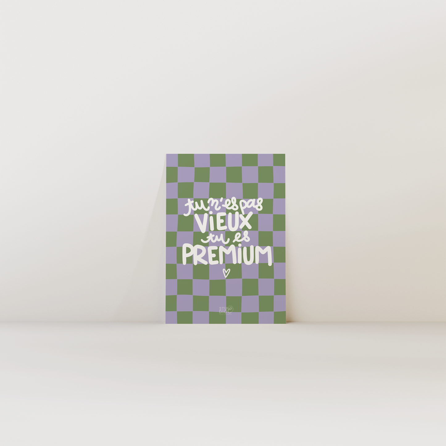 Tu n'es pas vieux, tu es PREMIUM - Carte postale