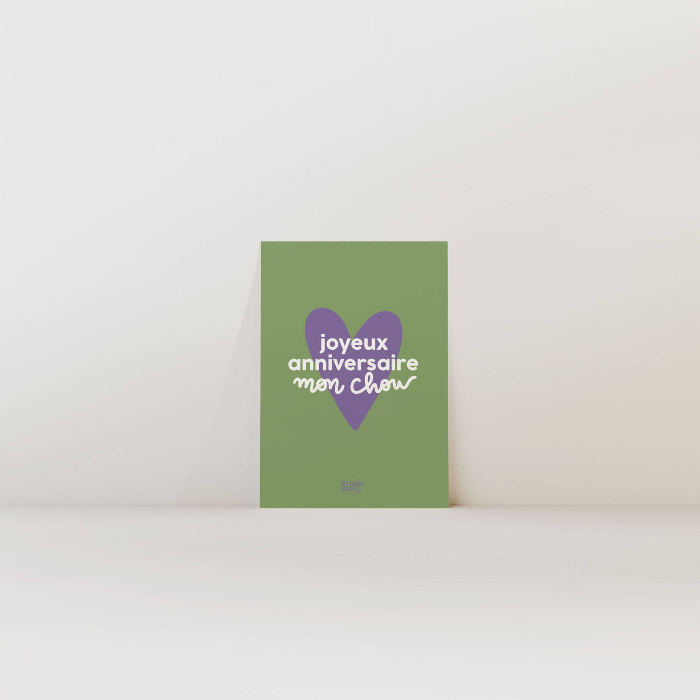 Joyeux anniversaire mon chou - Carte postale