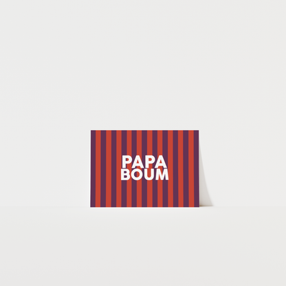 PAPA BOUM - Carte postale