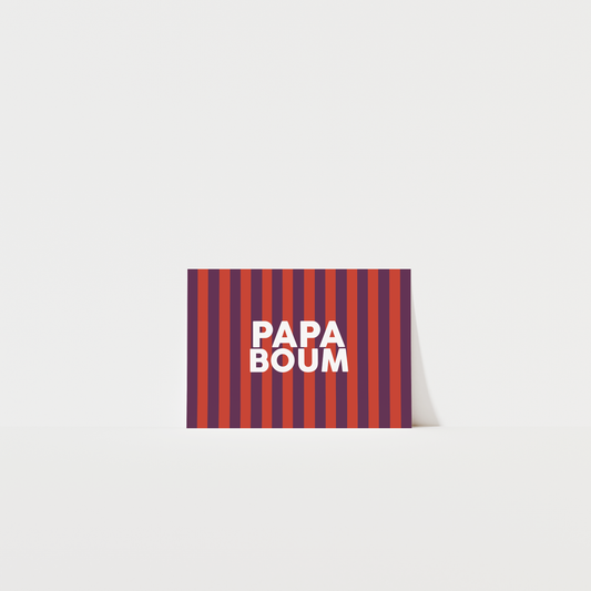 PAPA BOUM - Carte postale