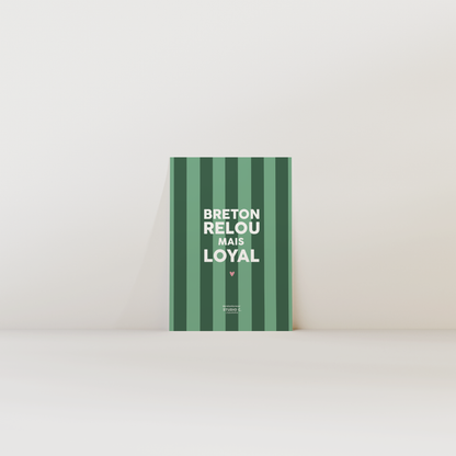 Breton relou mais loyal - Carte postale