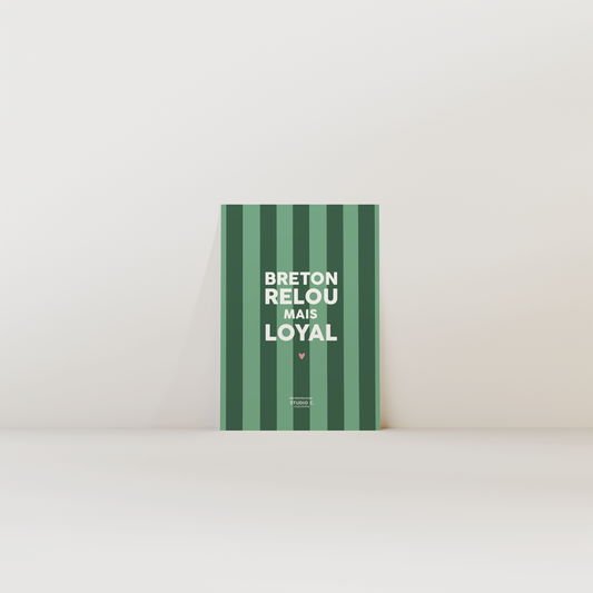 Breton relou mais loyal - Carte postale