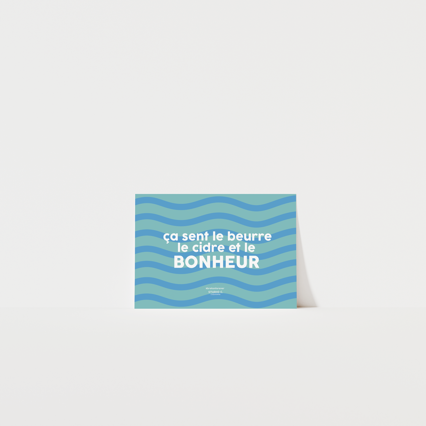 Ça sent le beurre, le cidre et le bonheur - Carte postale