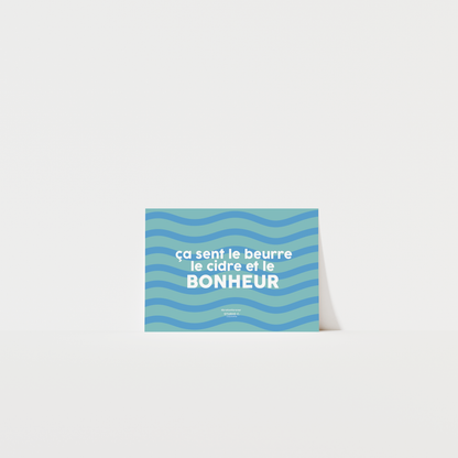 Ça sent le beurre, le cidre et le bonheur - Carte postale