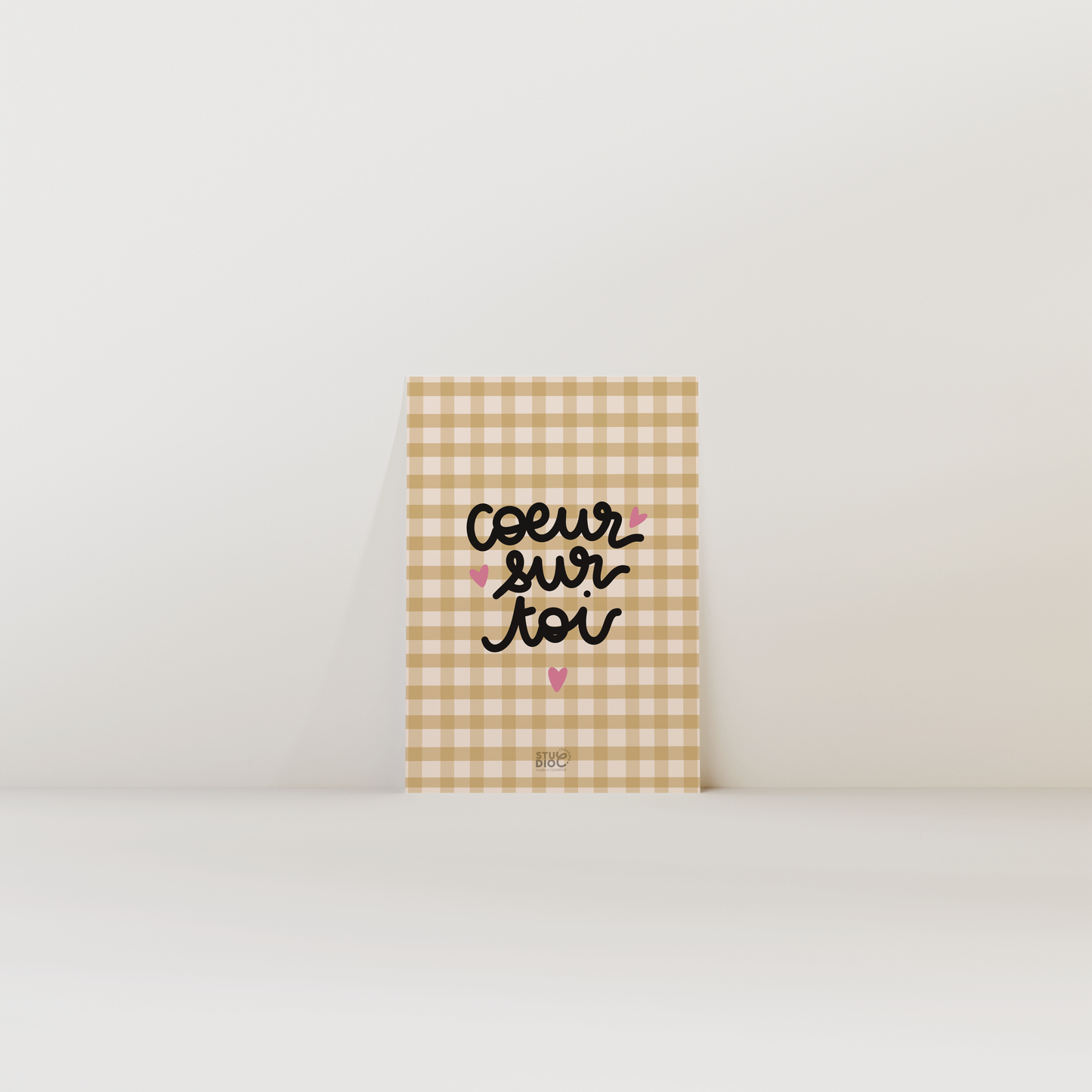 Coeur sur toi - carte postale