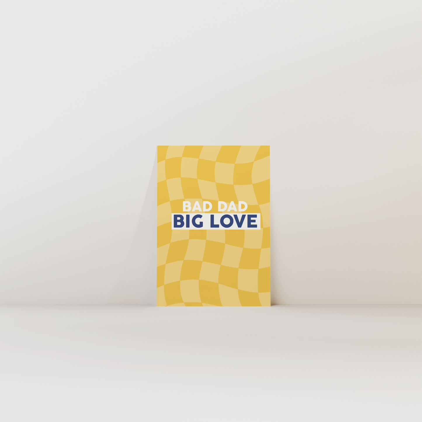 Bad dad big love - Carte postale