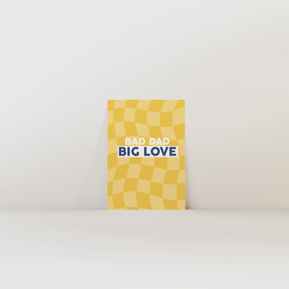Bad dad big love - Carte postale