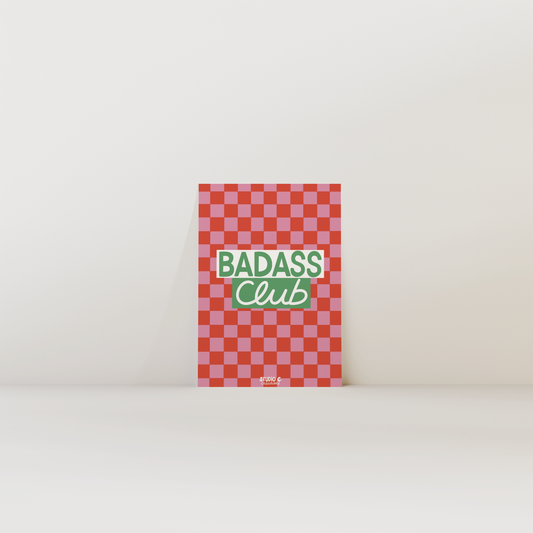 BADASS CLUB - Carte postale