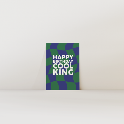 Happy Birthday Cool King - Carte postale