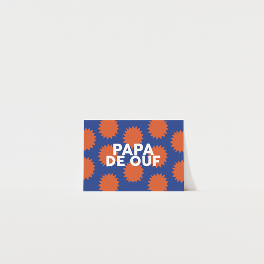 PAPA DE OUF - Carte postale