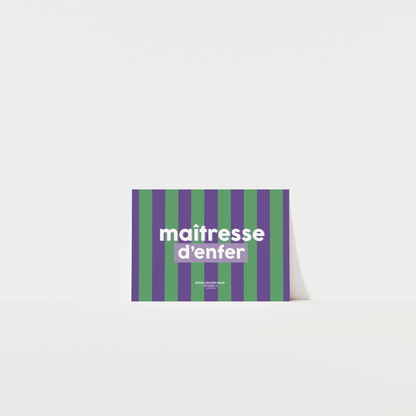 Maîtresse d'enfer - Carte postale