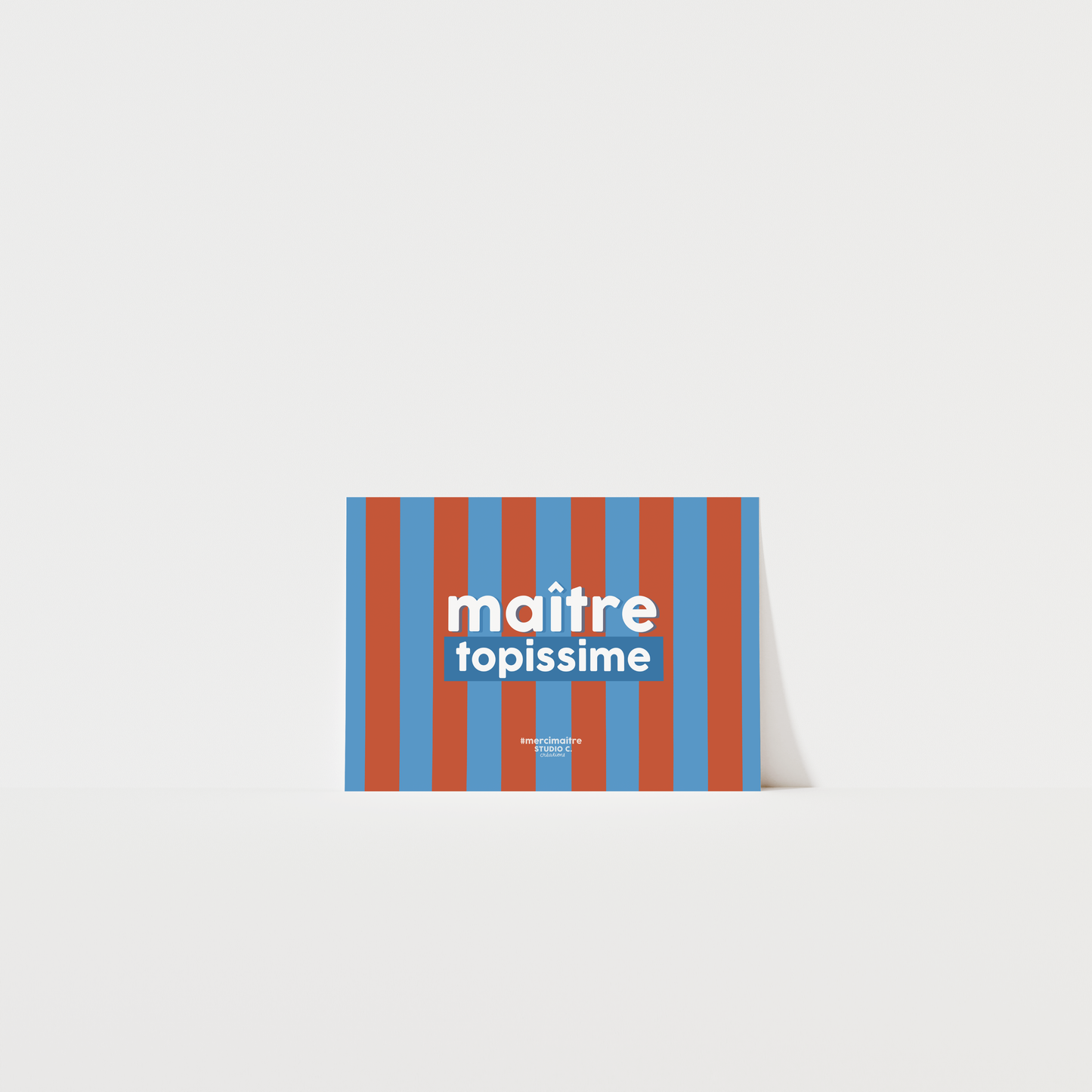 Maître topissime - Carte postale