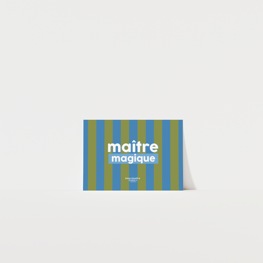 Maître magique - Carte postale