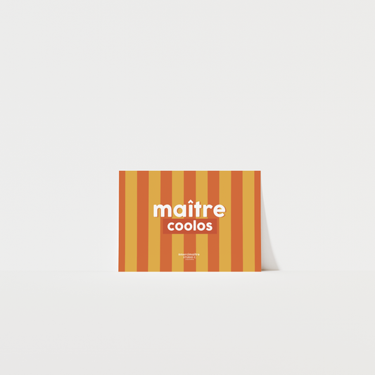 Maître coolos - Carte postale
