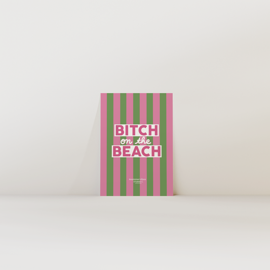 Bitch on the beach - carte postale