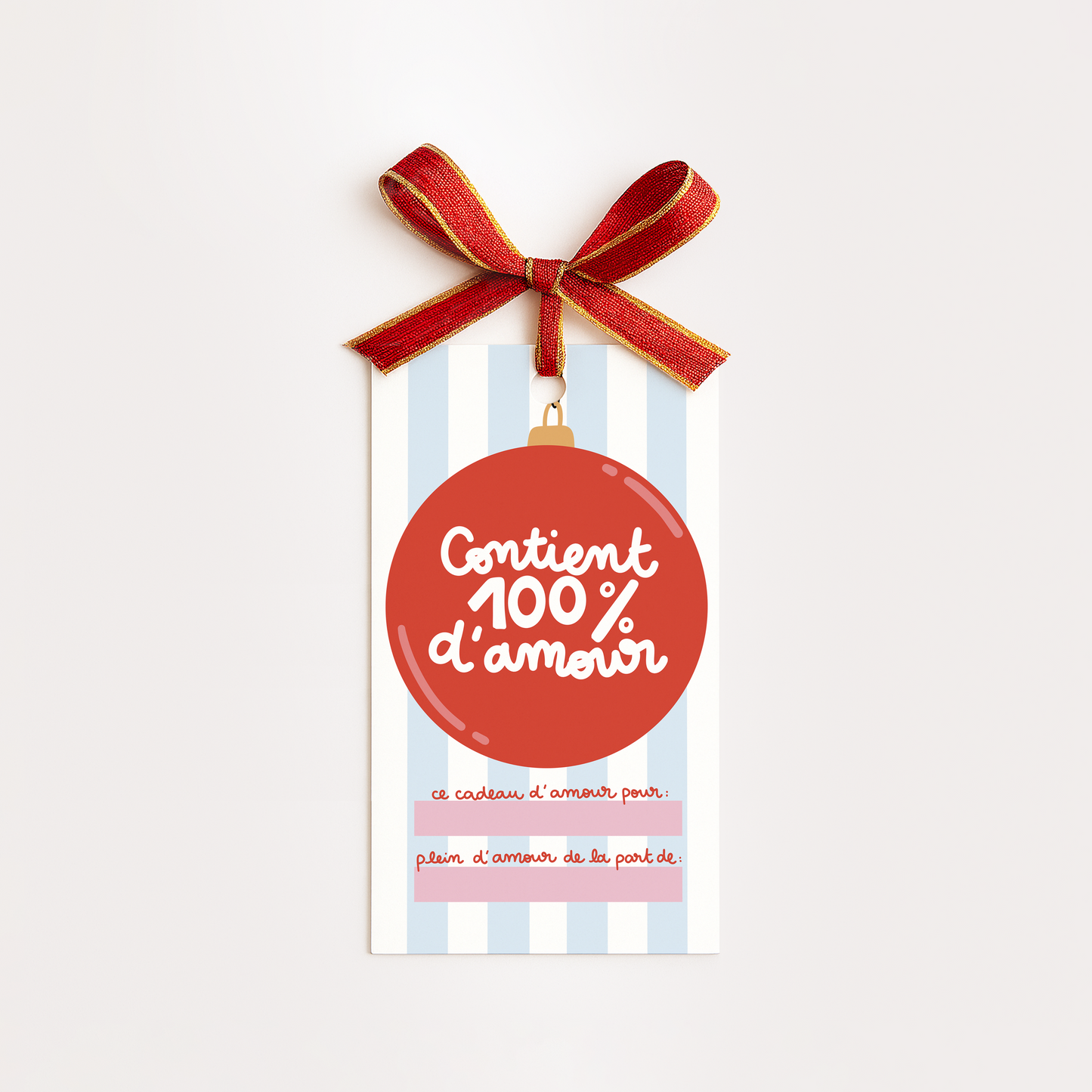 Étiquettes cadeaux de Noël