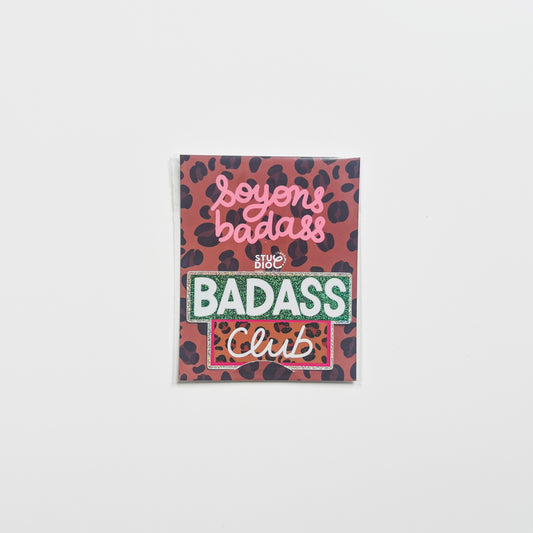 Sticker BADASS CLUB