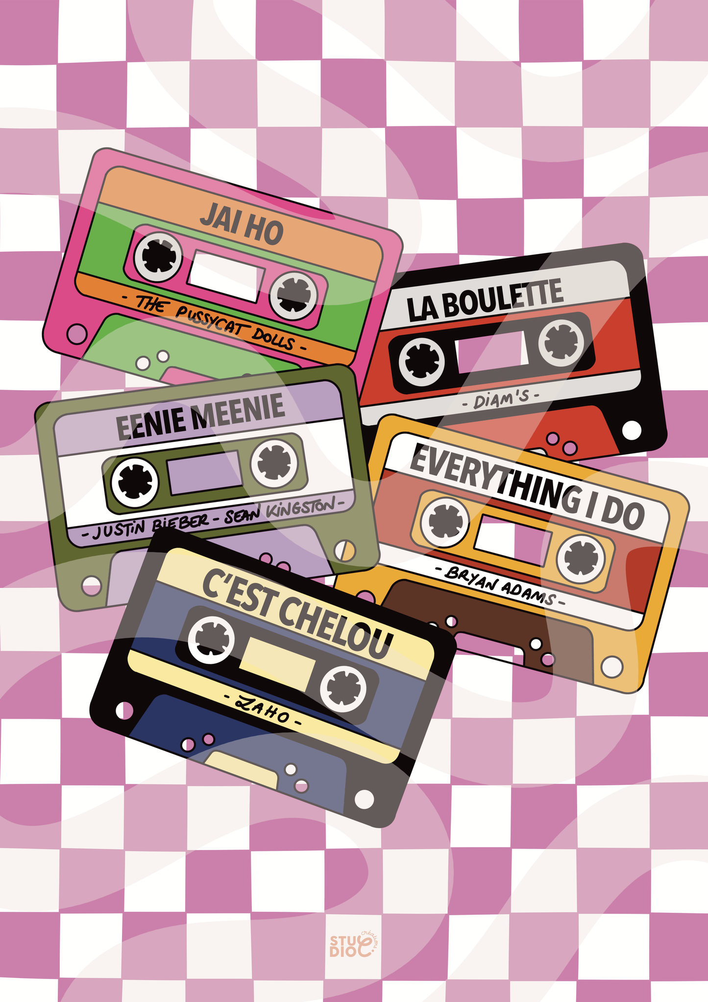 Cassettes audio - personnalisable