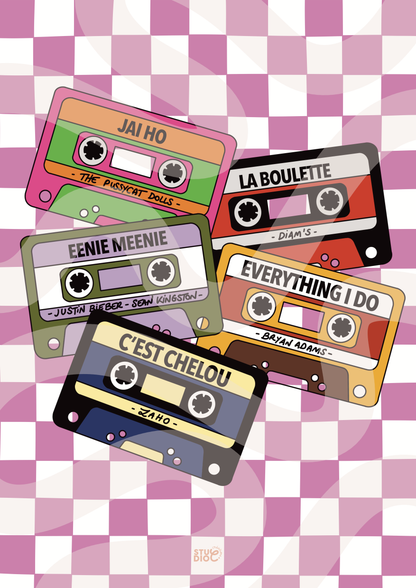 Cassettes audio - personnalisable