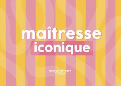 Maîtresse iconique - Carte postale