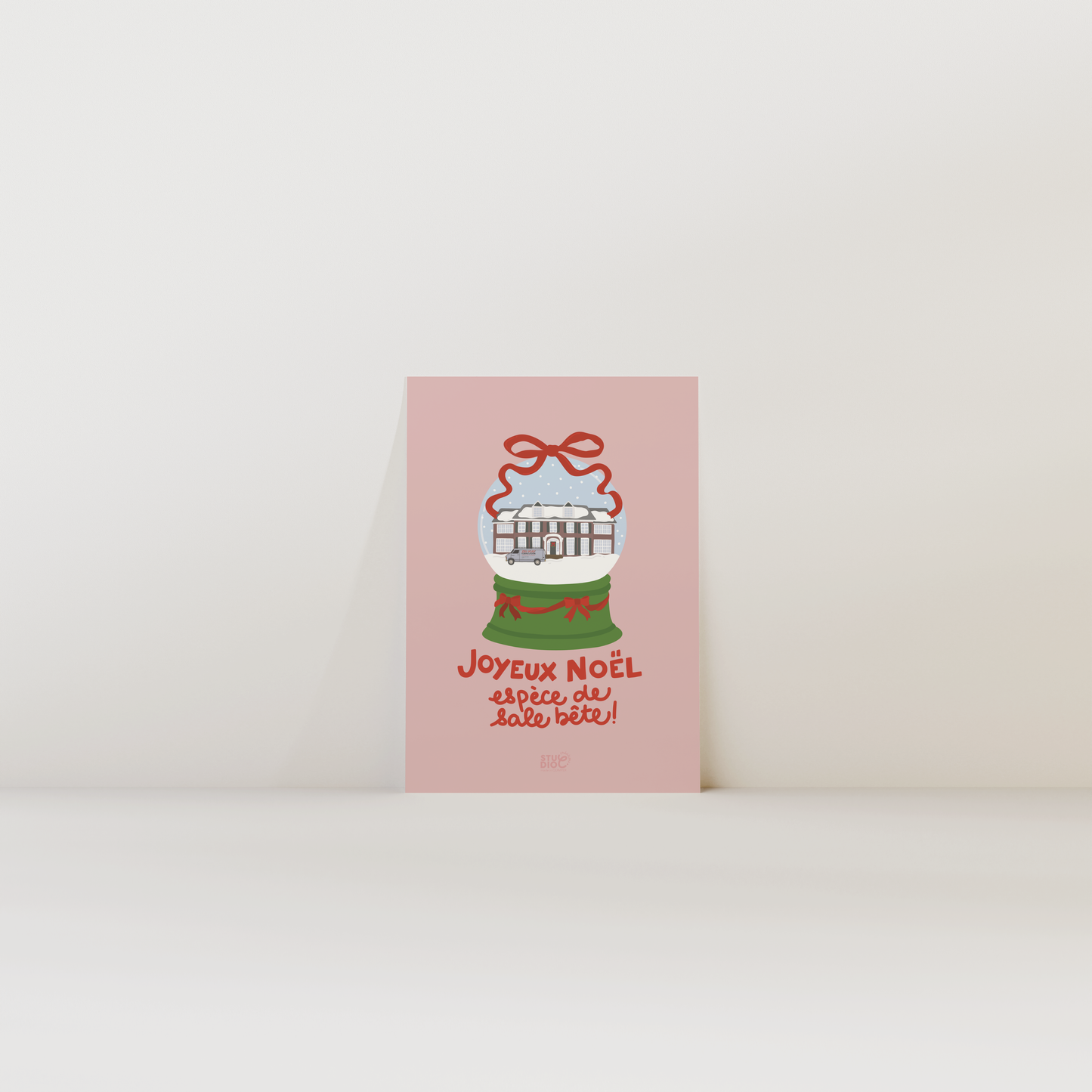 Joyeux Noël espèce de sale bête (Home Alone) - Carte postale