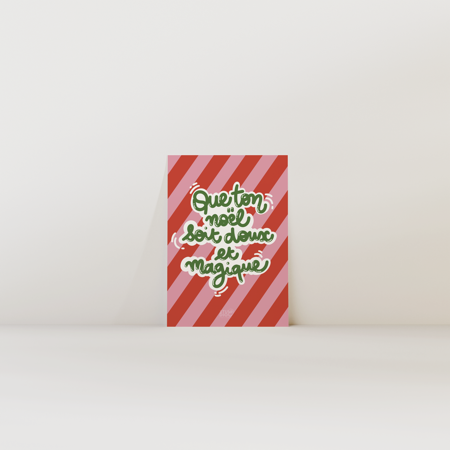 Que ton noël soit doux et magique - Carte postale