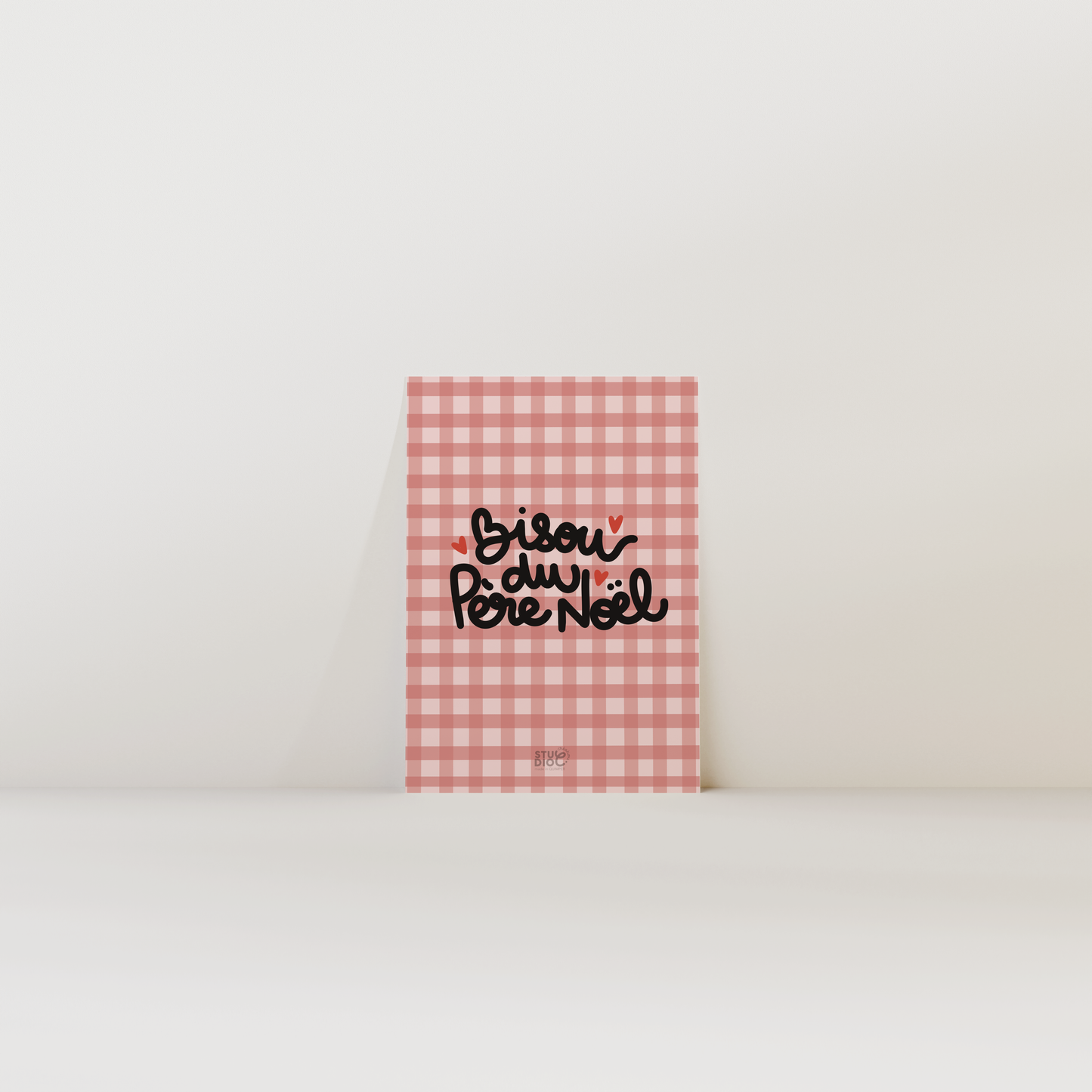 Bisou du Père Noël - Carte postale