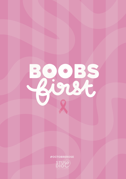 BOOBS first - carte postale