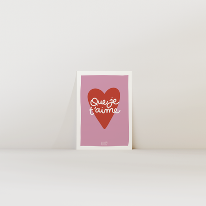 Que je t'aime