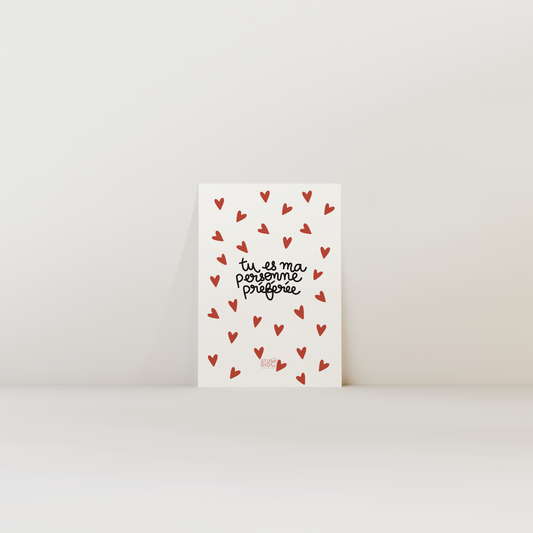 Tu es ma personne préférée