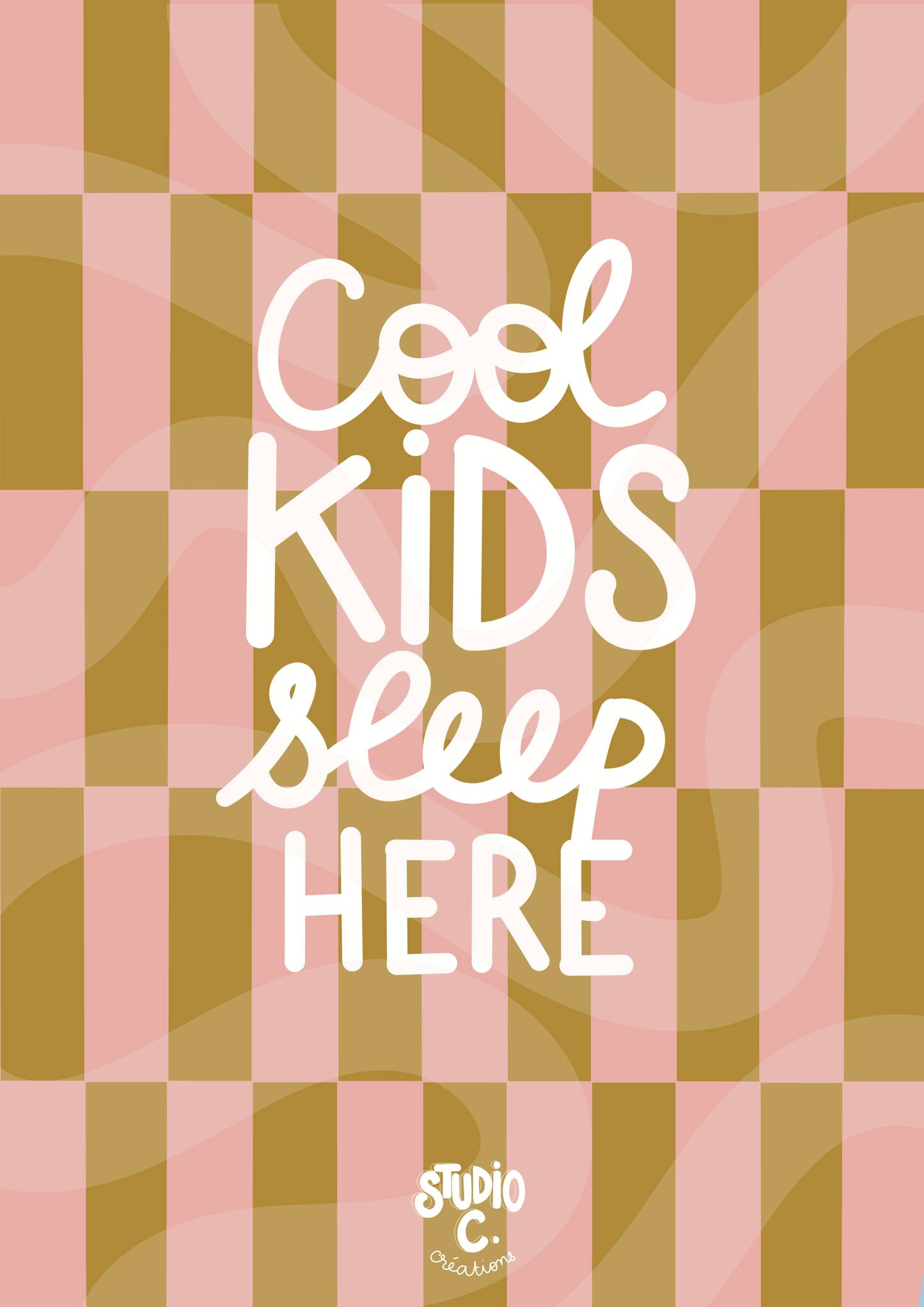 Cool kids (rose & jaune moutarde)